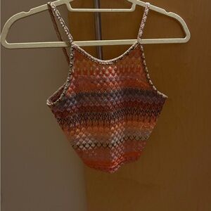 Topshop Multicolor Knit Camisole
